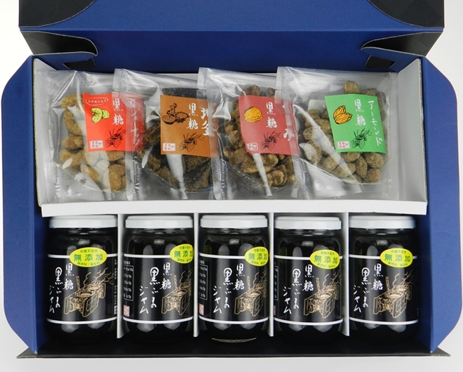 黒糖4種黒糖黒ごまジャム、