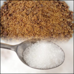 黒糖、白砂糖のメリット、デメリット