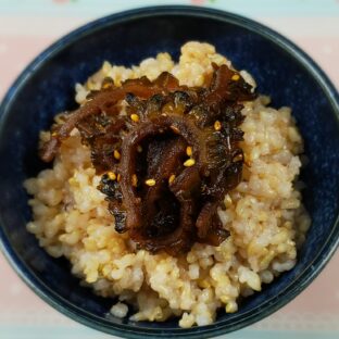 黒糖を使ったゴーヤー（ニガウリ）の佃煮